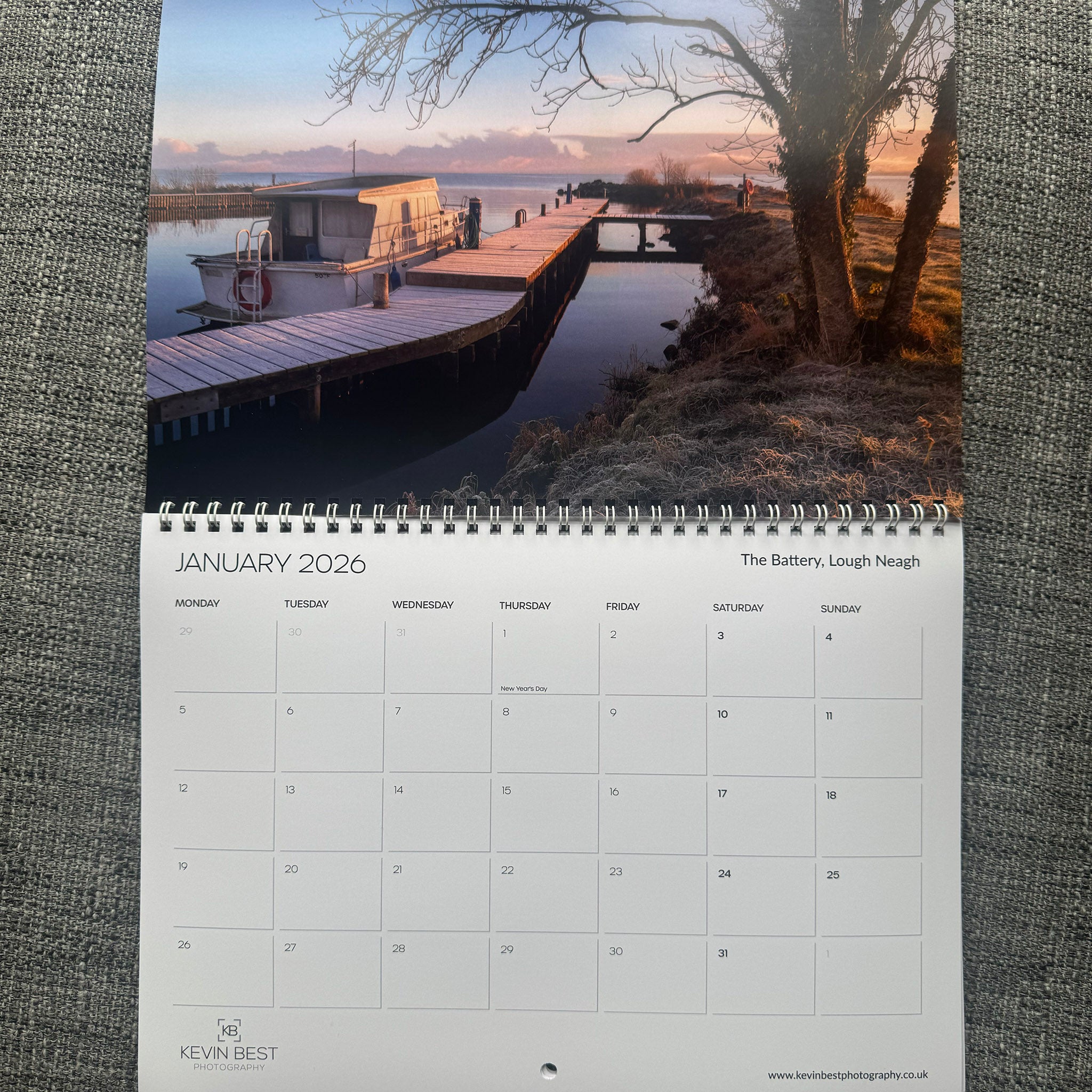 Kevin Best 2026 Landscape Calendar