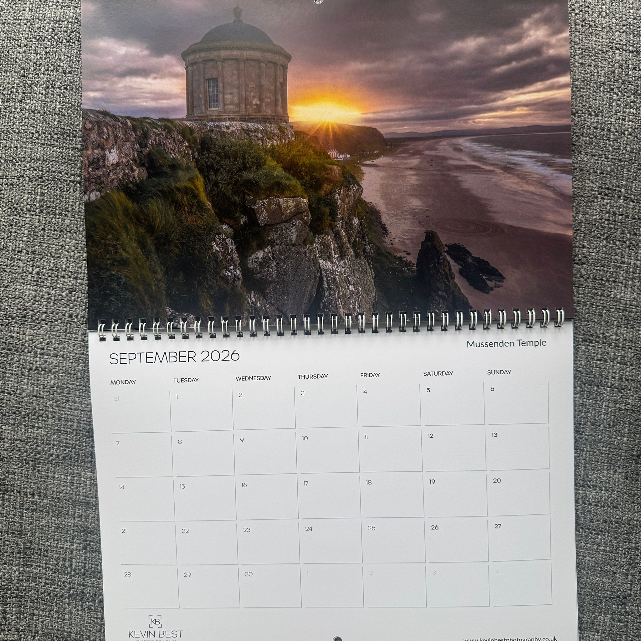 Kevin Best 2026 Landscape Calendar