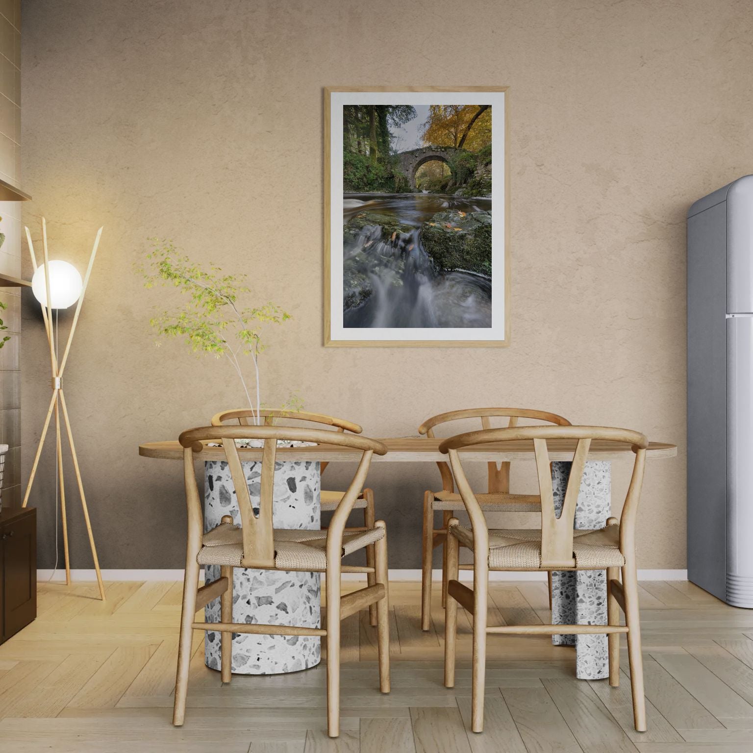 Foleys Bridge in Autumn (Tollymore Forest) Print