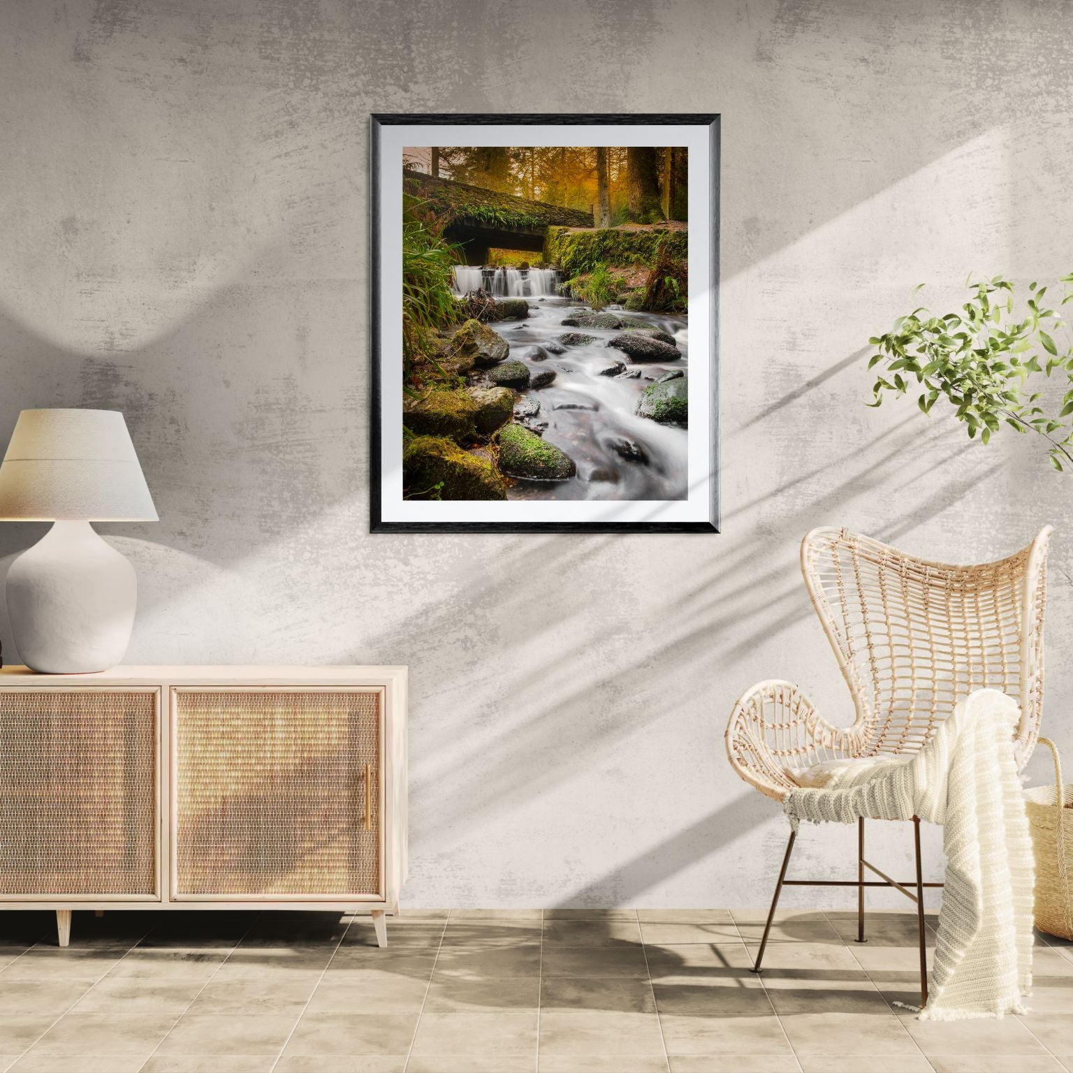 Gortin Glen Waterfall Print