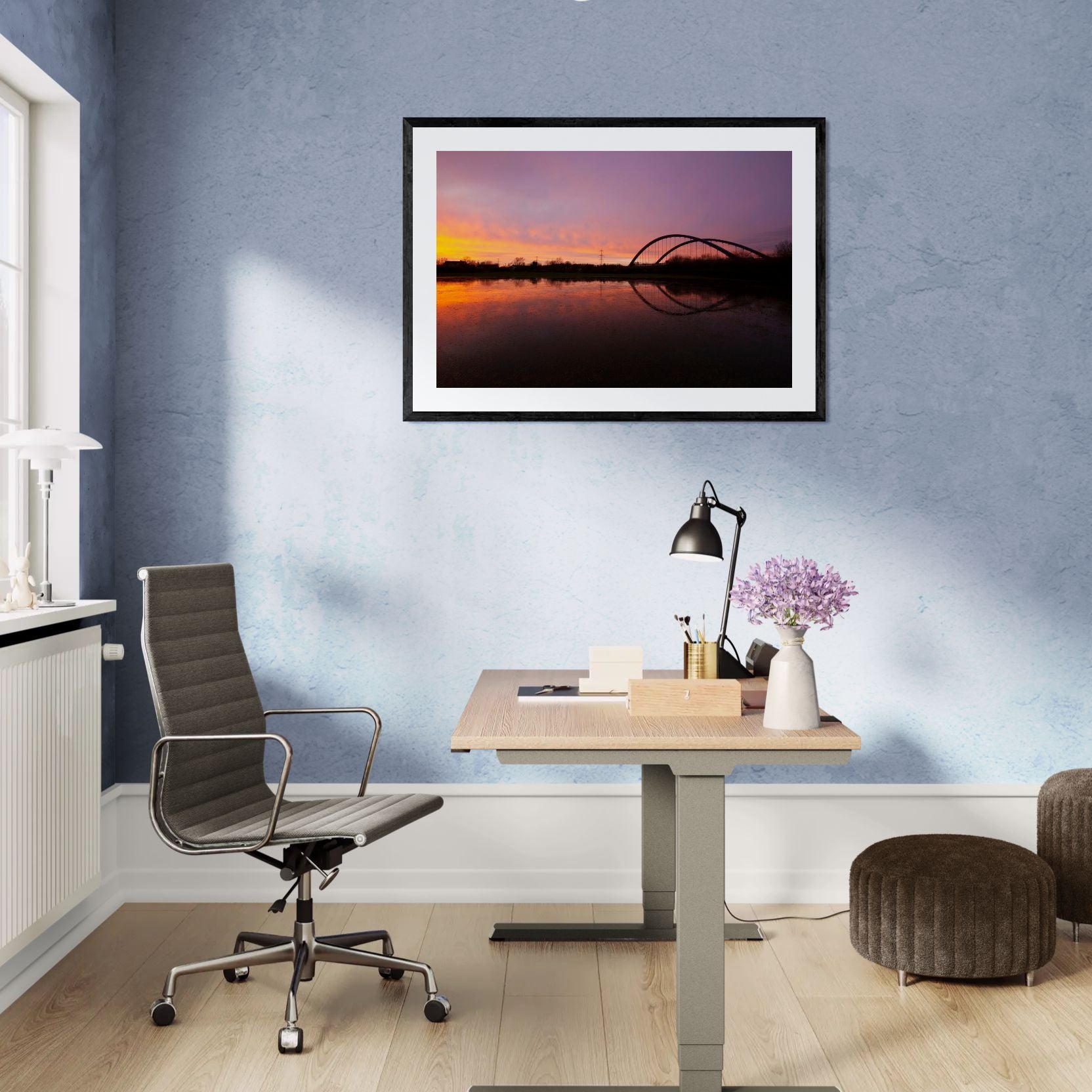 Toome Bridge Sunset Print