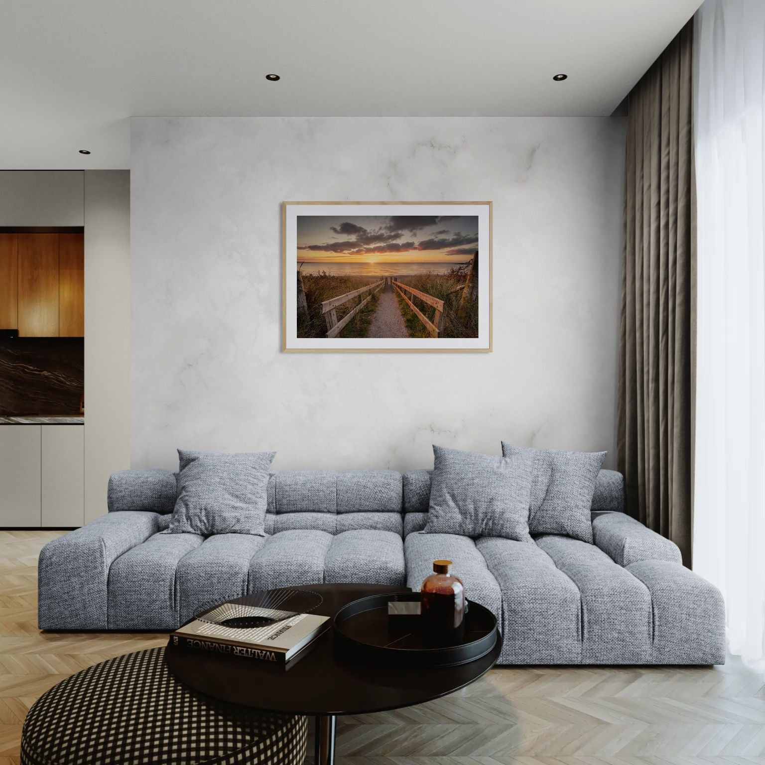 Cushendun Beach Sunrise Print