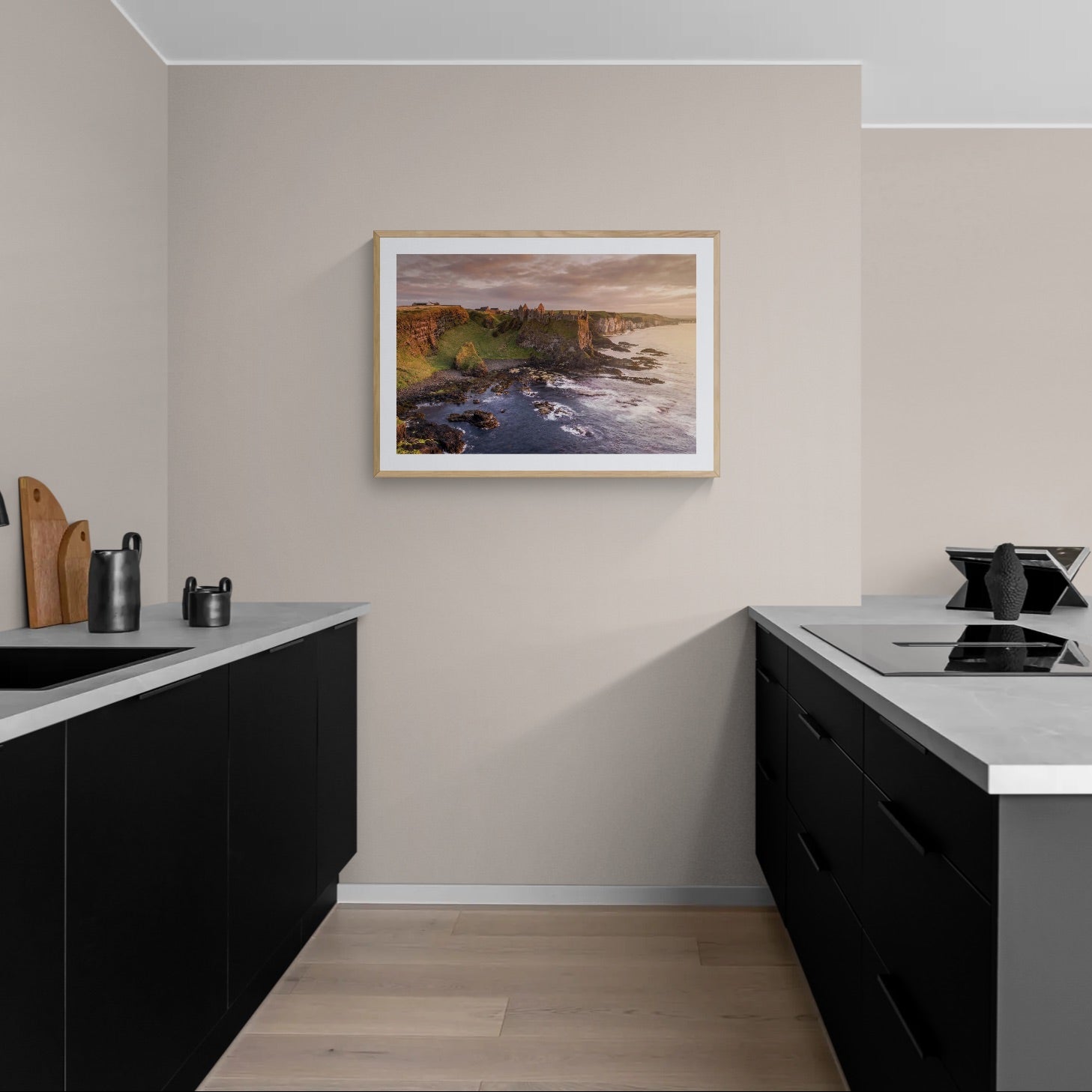 Dunluce Castle at Sunset