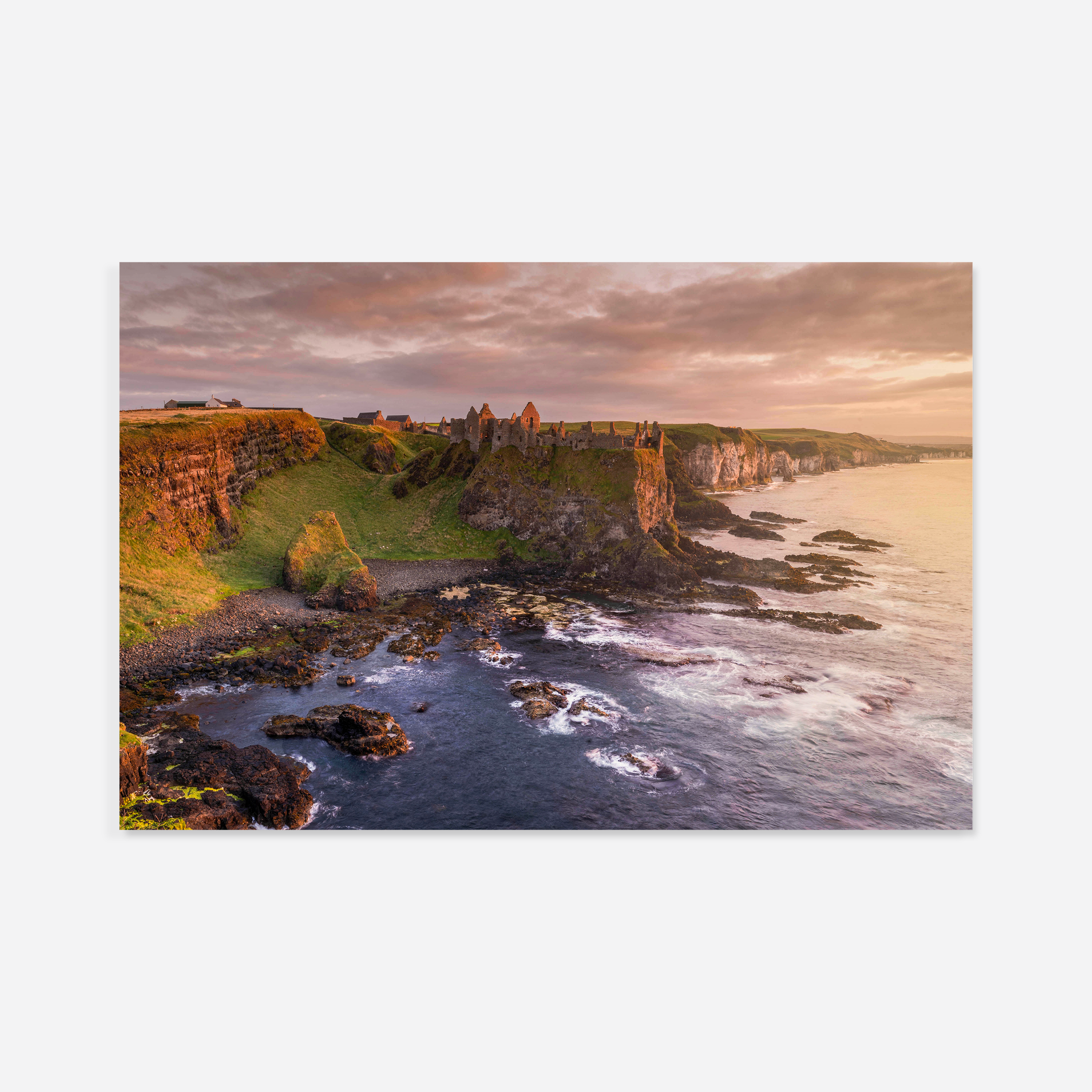 Dunluce Castle at Sunset