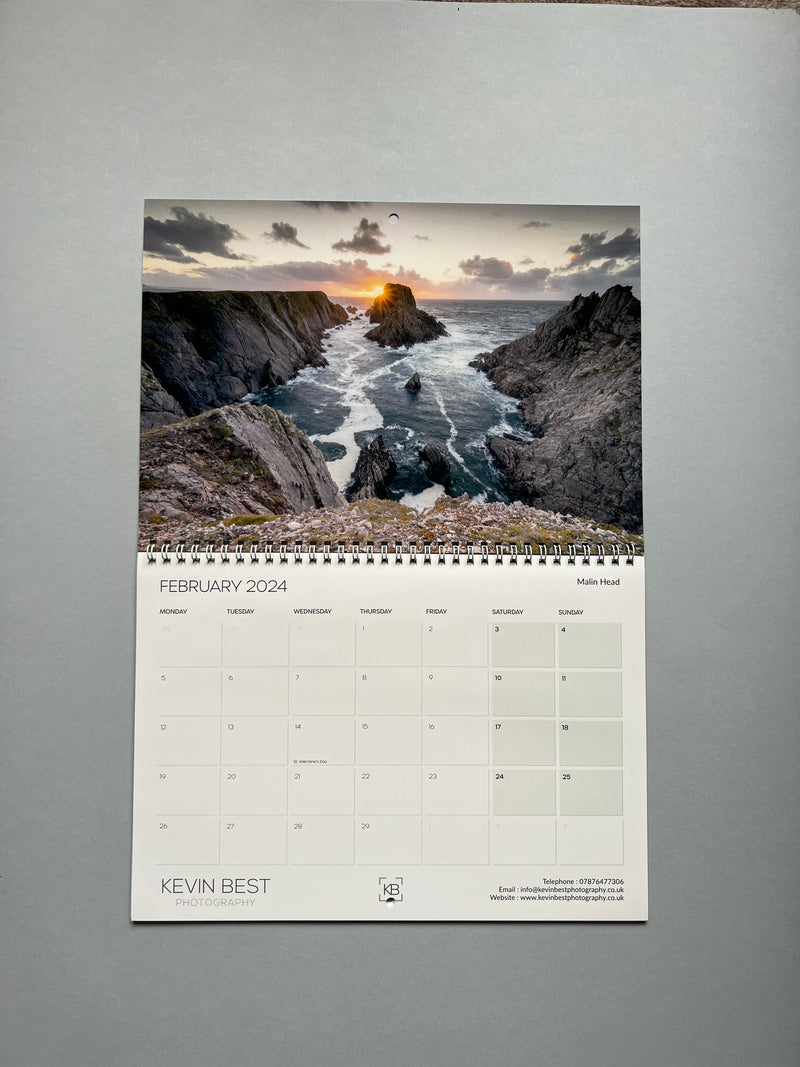 Kevin Best 2024 Landscape Calendar