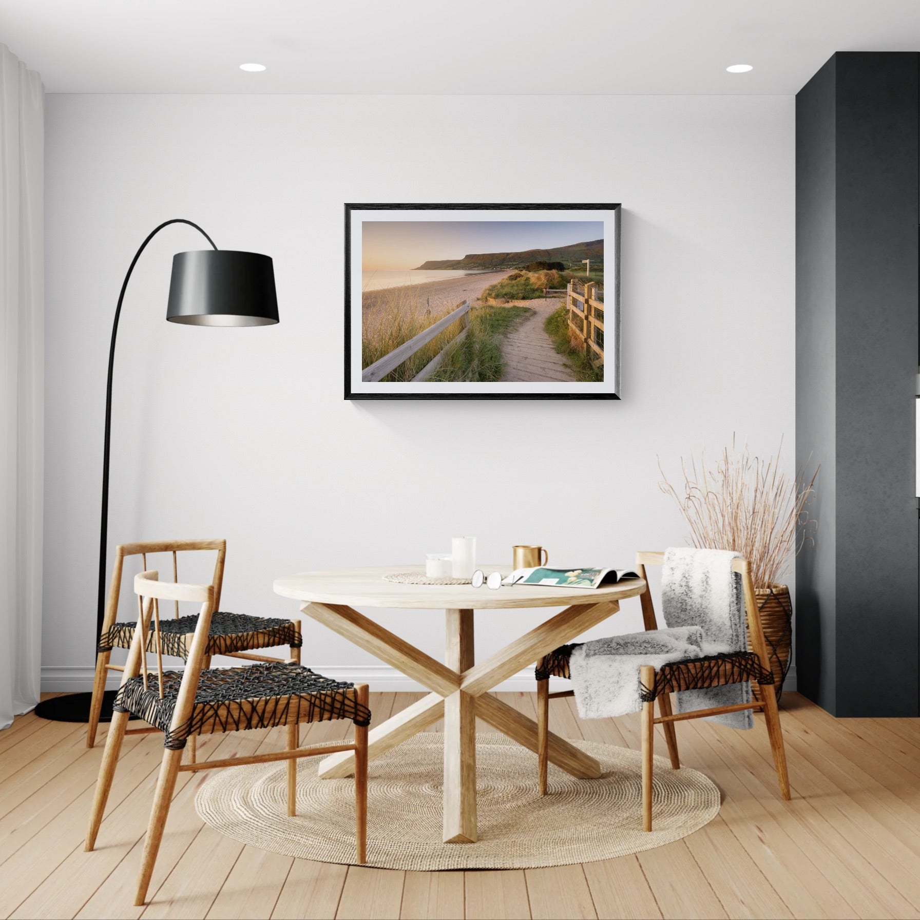 Waterfoot Beach at Sunrise Print