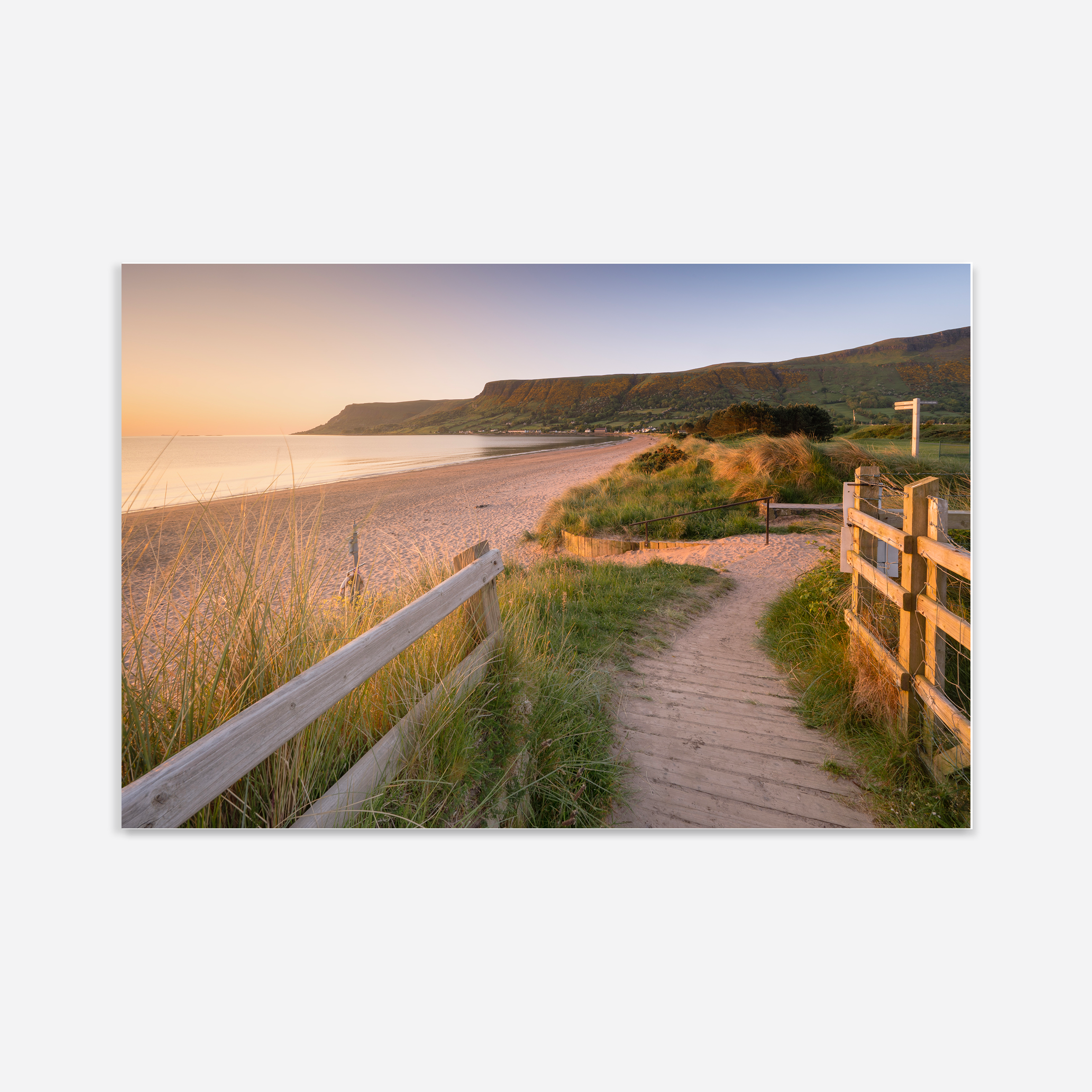 Waterfoot Beach at Sunrise Print