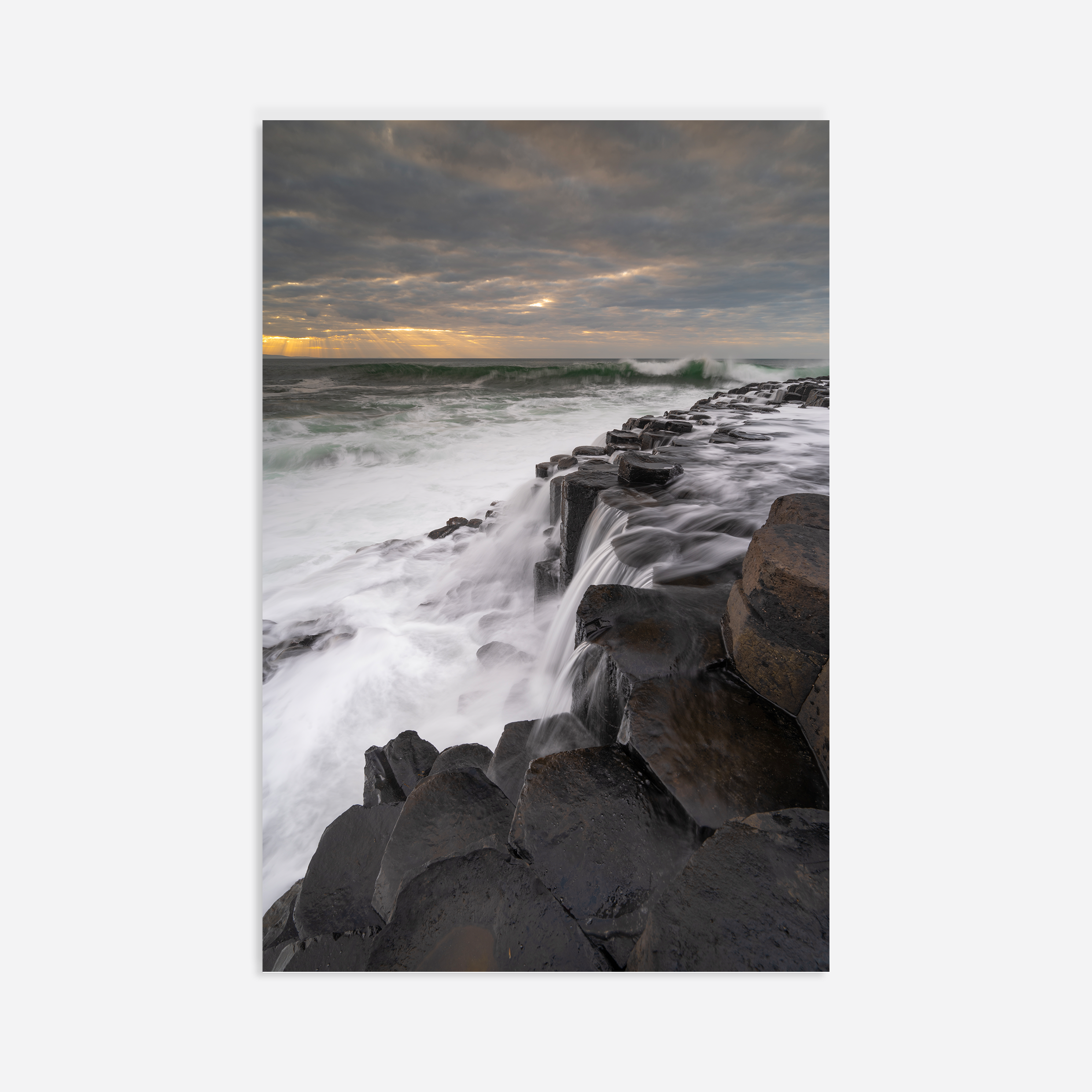 A Stormy Giants Causeway Print