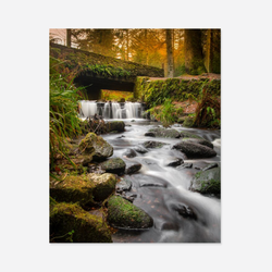 Gortin Glen Waterfall Print